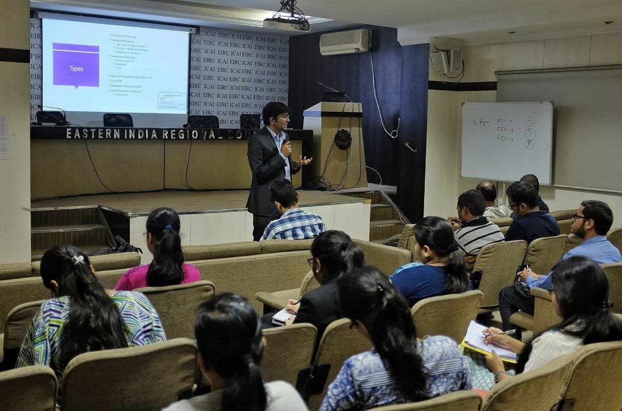 Alok Daiya presenting at NSE